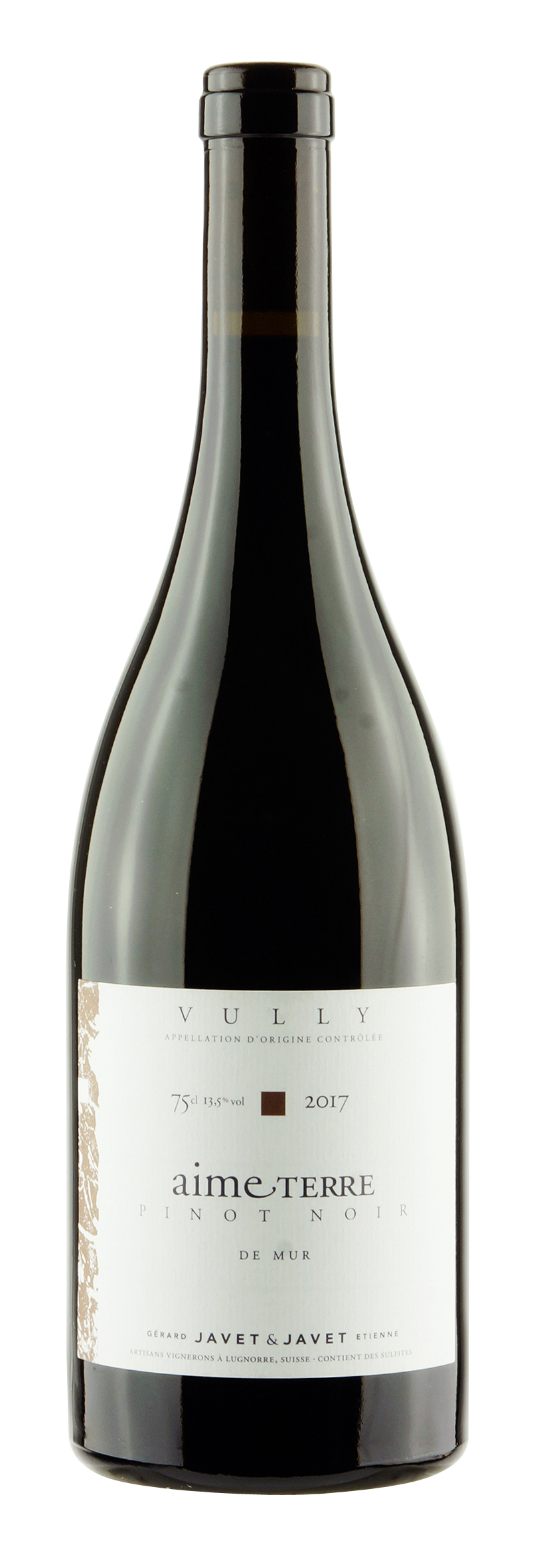 Vully AOC - Fribourg Pinot Noir Aime Terre de Mur 2017