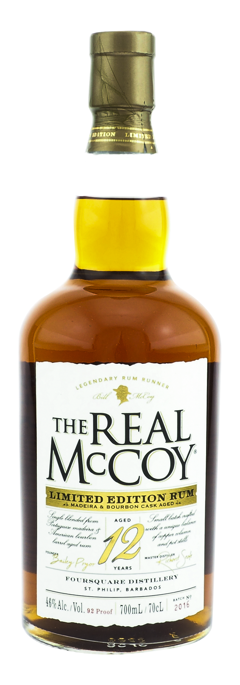 The Real McCoy - 12 Jahre Limited Ed. Madeira Cask 0