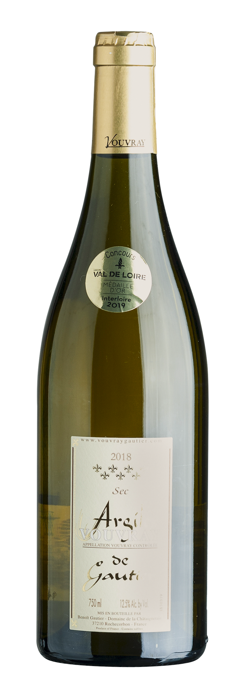 Vouvray AOC Argilex de Gautier Sec 2018