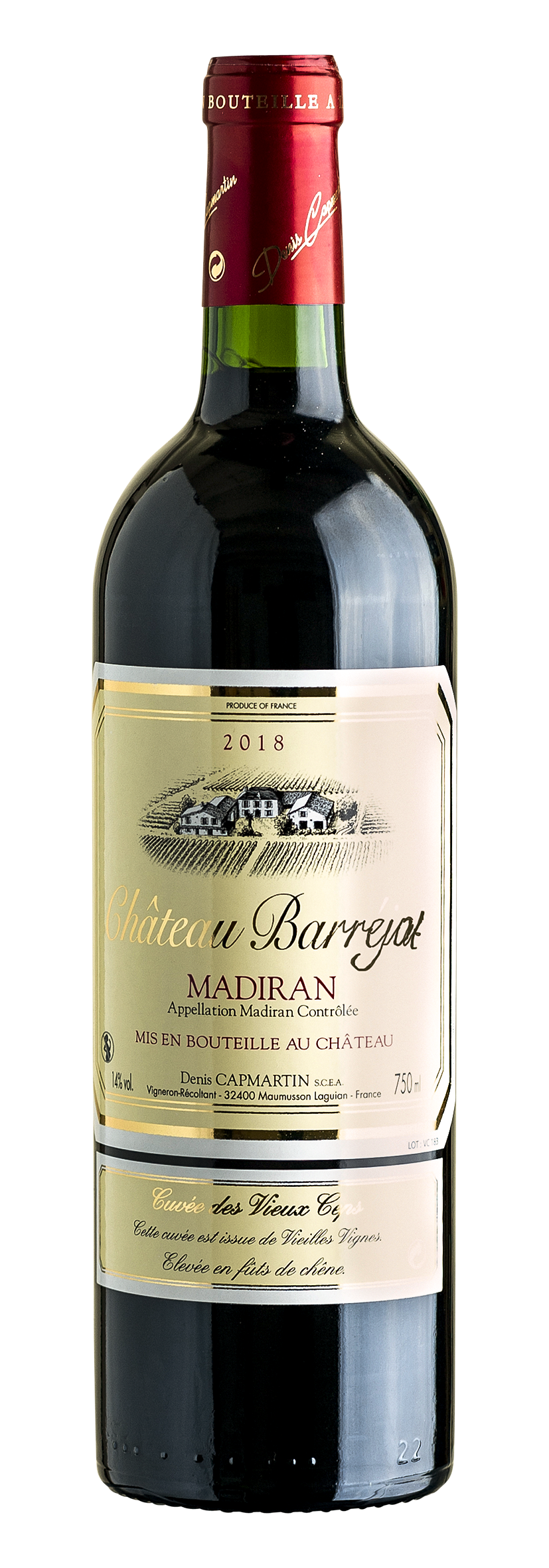 Madiran AOC Cuvée des Vieux Ceps 2018