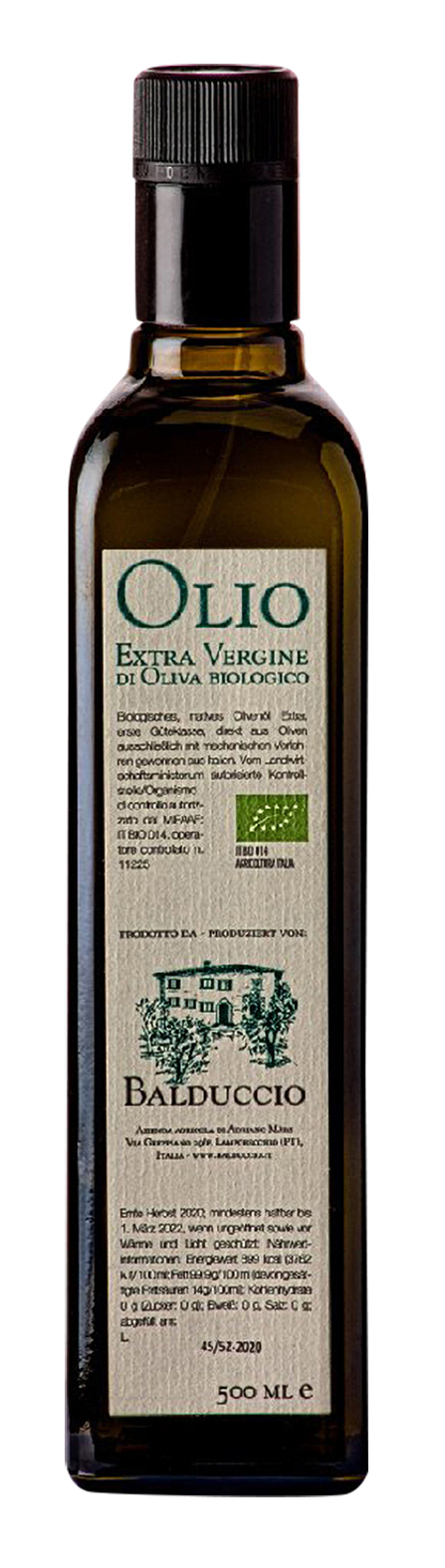 Balduccio BIO Olio Extra Vergine di Oliva  0