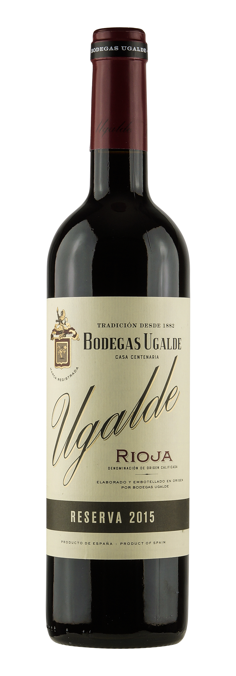 Rioja DOCa Reserva Ugalde 2015