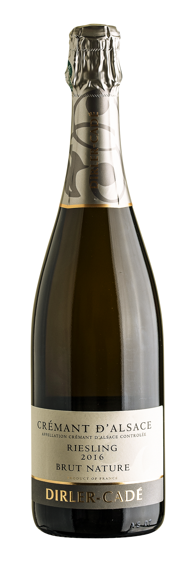 Crémant d'Alsace AOC Riesling Brut Nature 2016