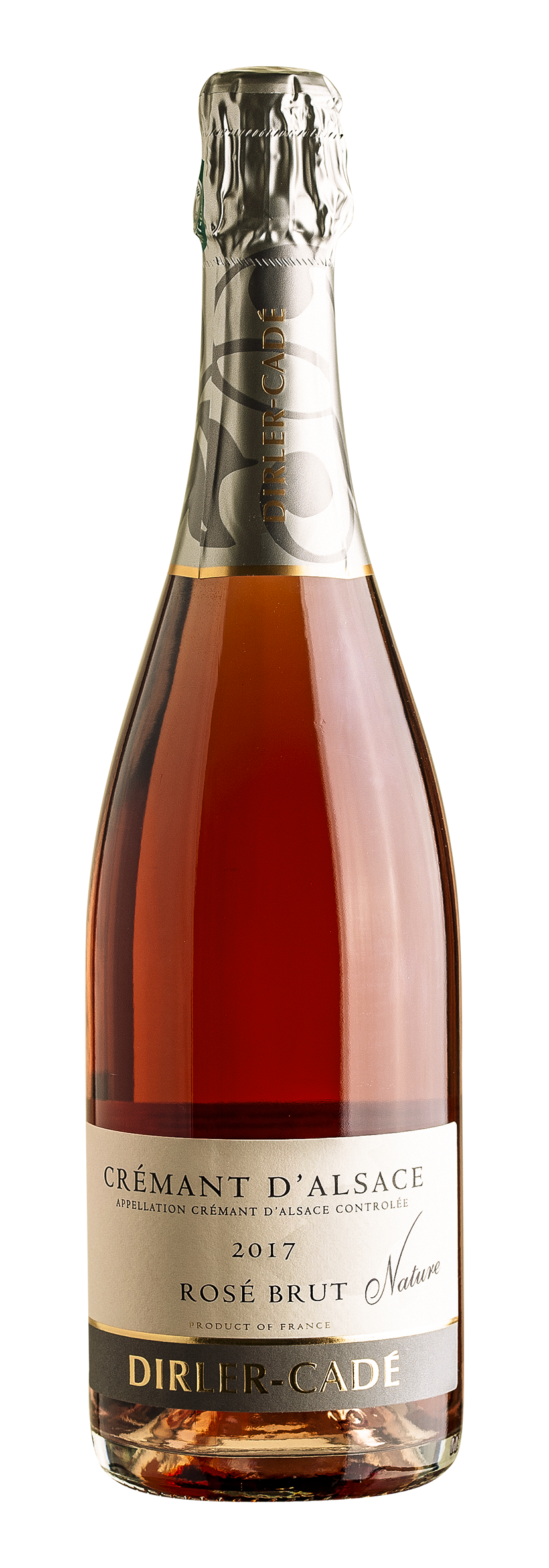 Crémant d'Alsace AOC Rosé Brut Nature 2017